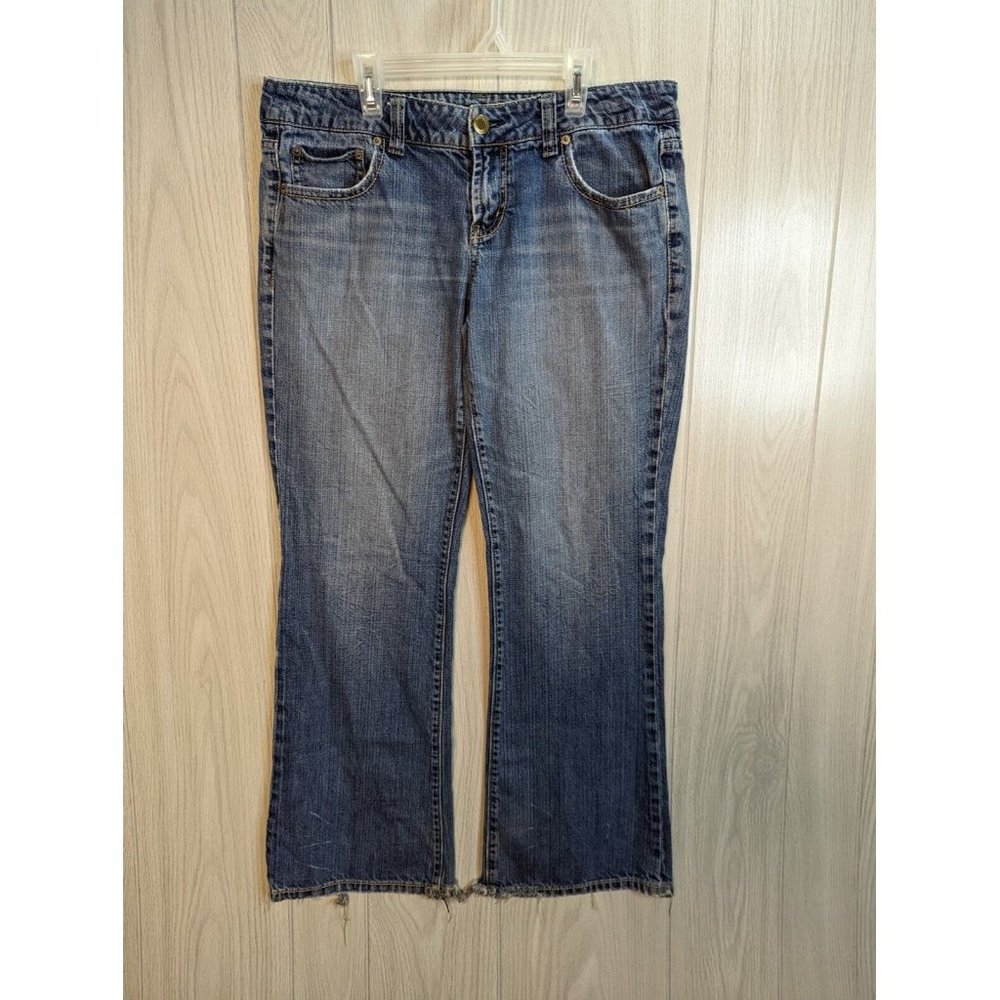 American Eagle Outfitters Favorite BOYFRIEND JEANS Medium Wash Y2K Size 12